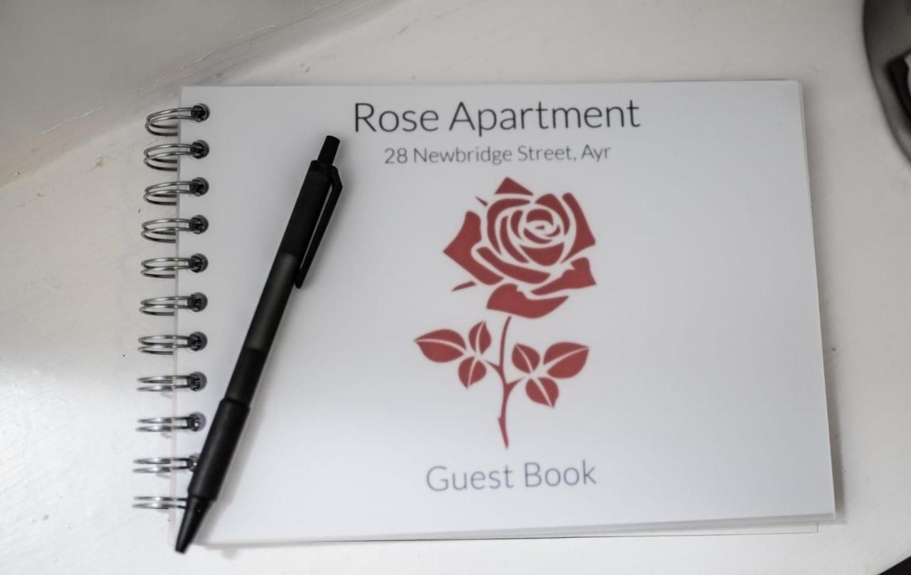 Rose Apartment 2-Bed Town Centre Apartment In Ayr Zewnętrze zdjęcie
